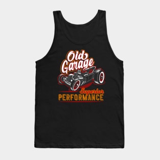 Old Garage Hot Rod California Tank Top